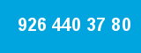 926 440 37 80